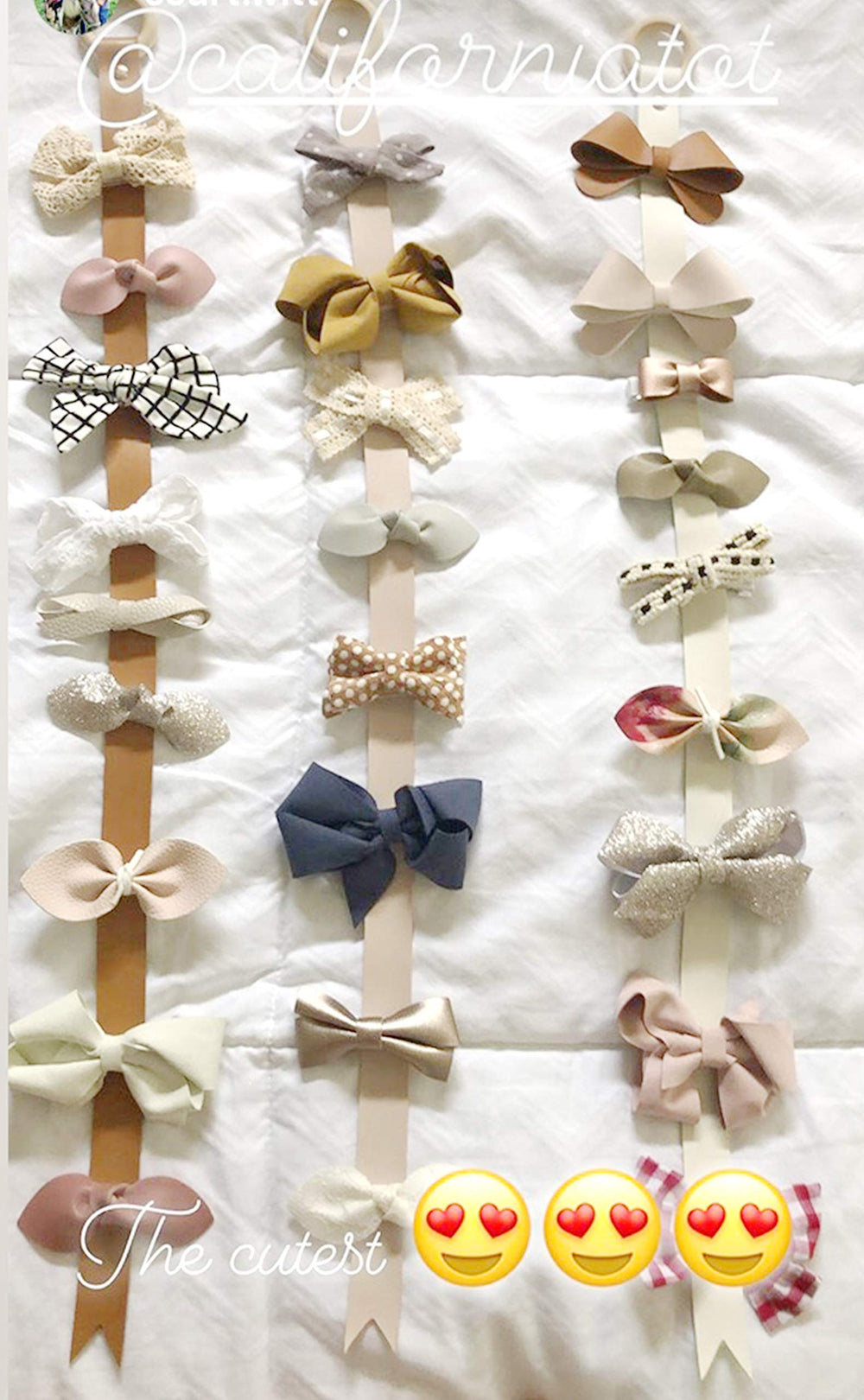 California Tot wall-hanging setup shows easy, mess-free organization for small spaces.