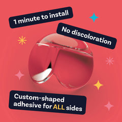 CalMyotis corner protector 3-piece adhesive installation for quick setup.