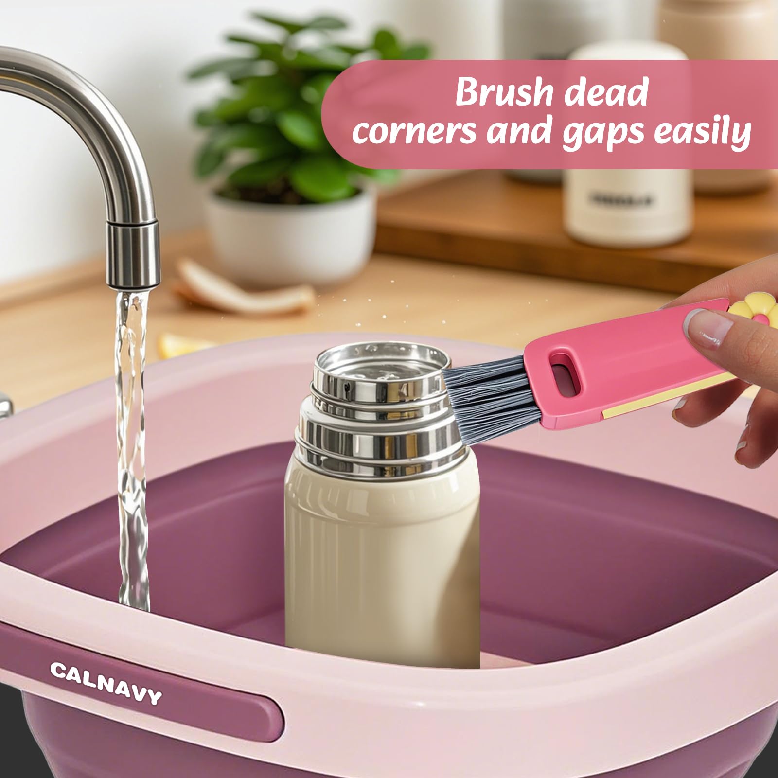 Durable BPA-free materials ensure safe use with baby bottles.