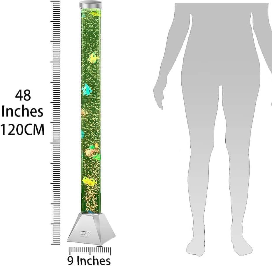 CALOVER 4ft sensory-tube-led-light enhances focus and relaxation in sensory spaces