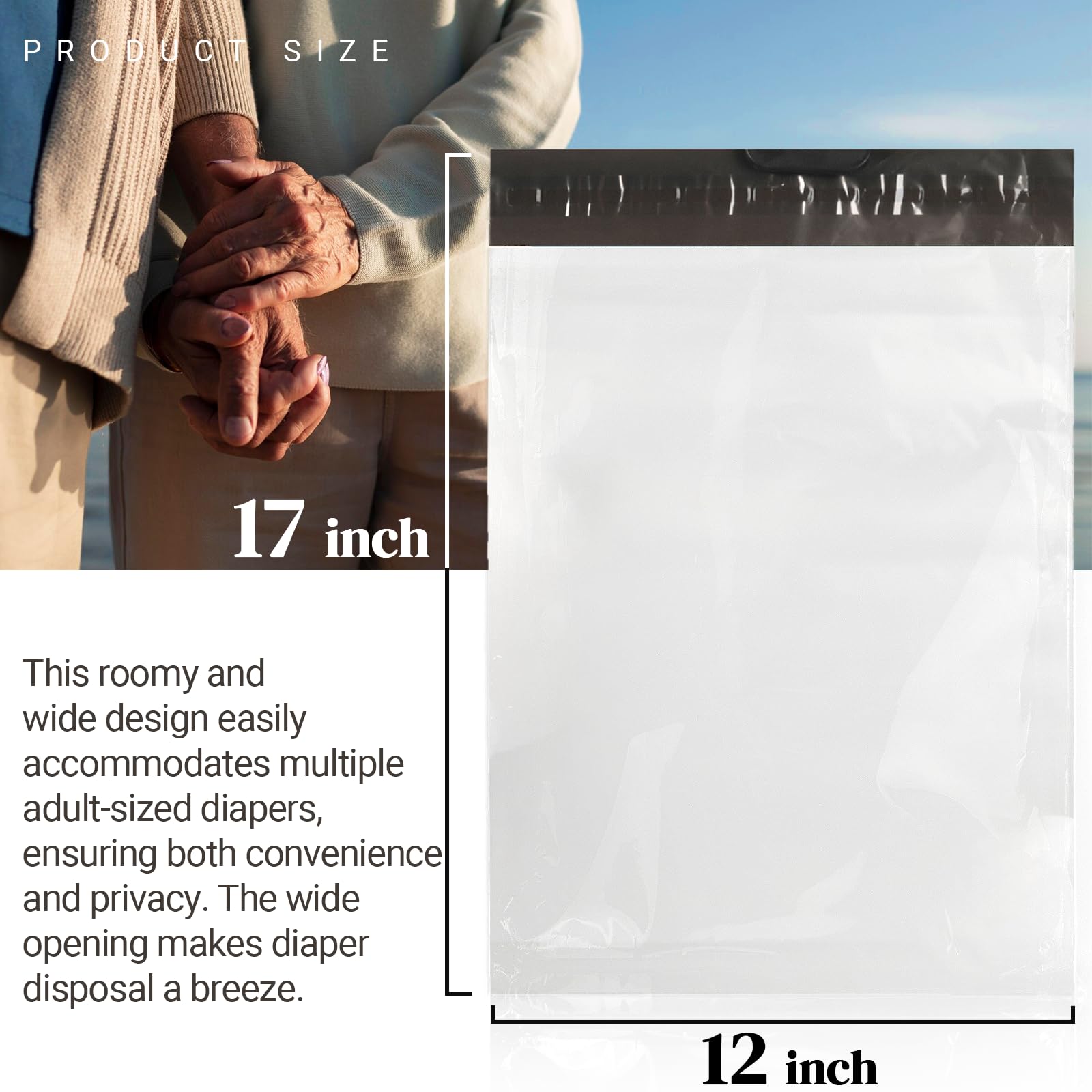 Calvana tight-seal design contains odors during disposal.