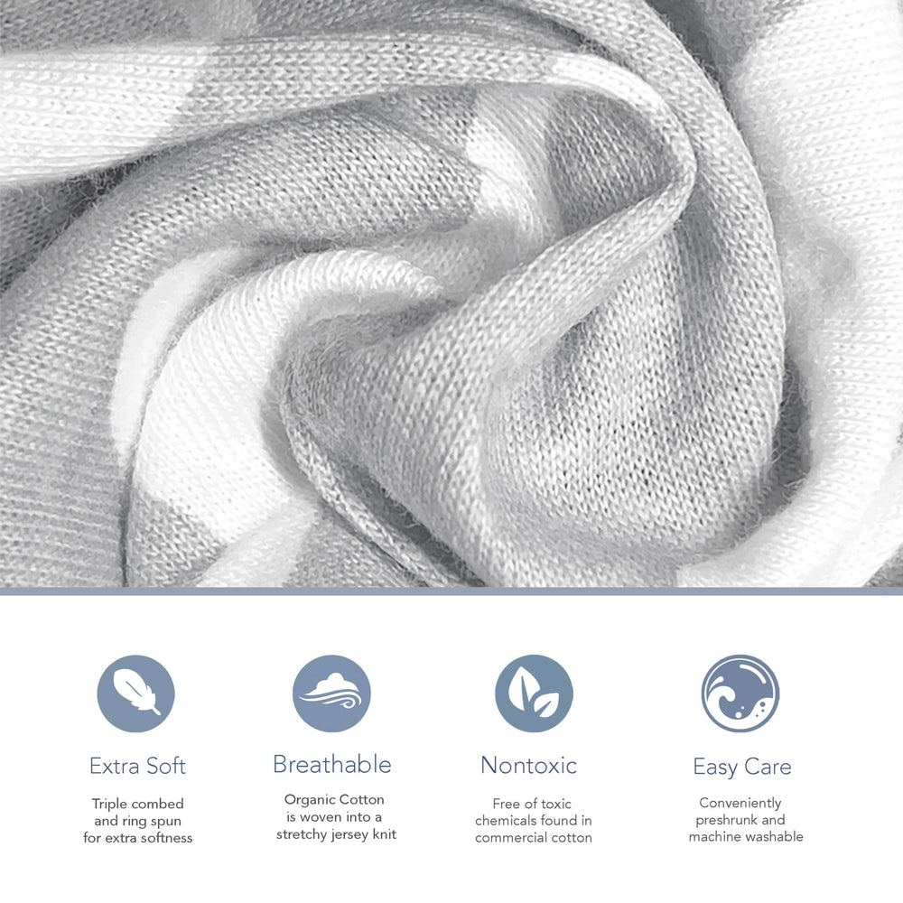 Cambria Baby durable, machine-washable sheet designed for frequent travel use.