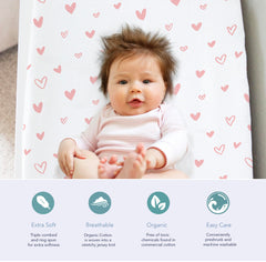 Cambria Baby Evolur-compatible cover in soft jersey fabric
