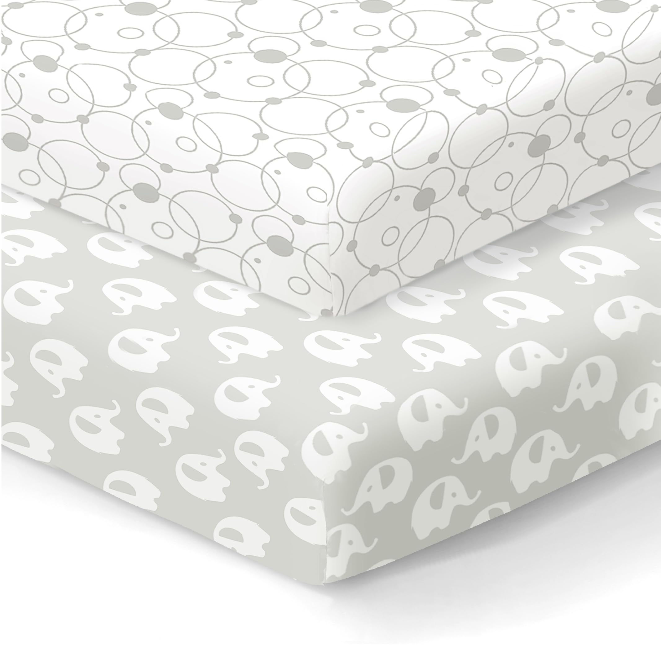Cambria Baby organic cotton fitted sheet for Pack n Play, soft and durable for travel sleep