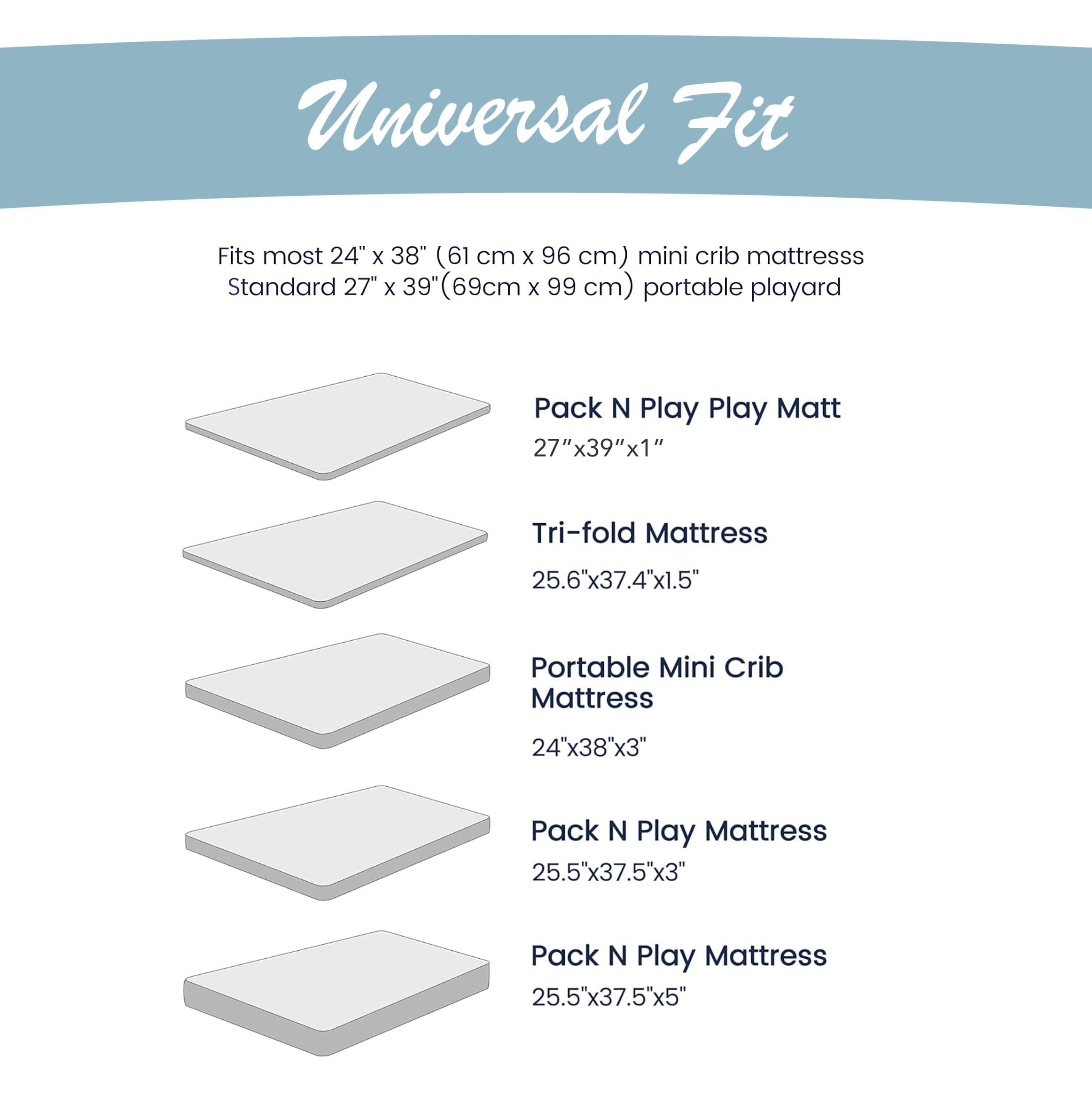 Cambria Baby organic cotton fitted sheet for playards is ultra-soft and breathable.