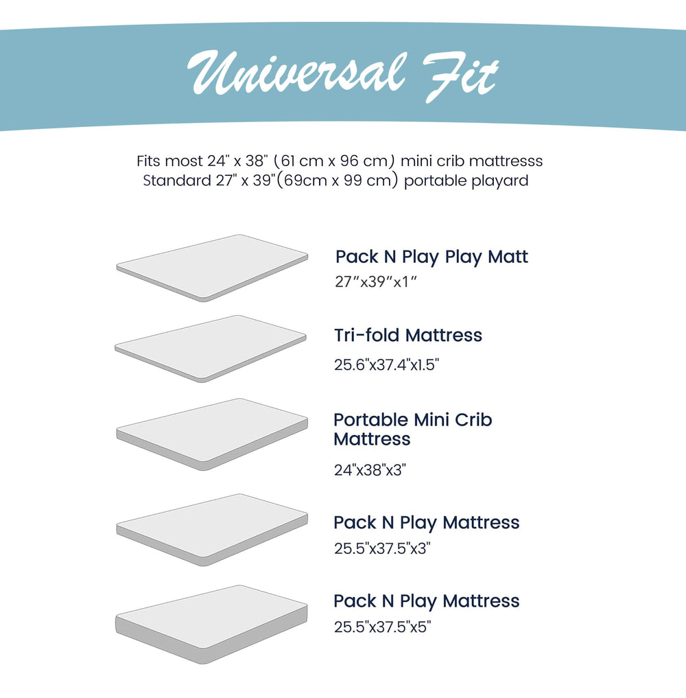 Cambria Baby organic cotton fitted sheet for playards is ultra-soft and breathable.
