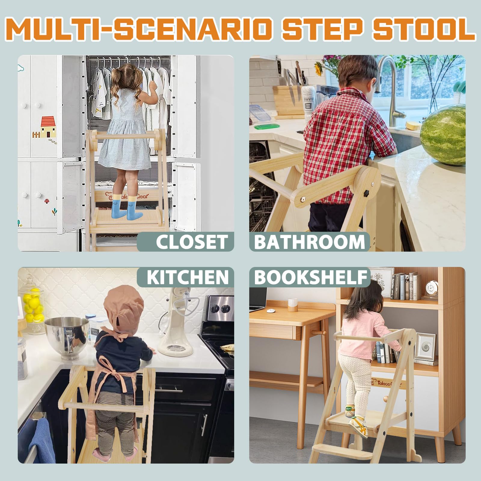CaMecequter supports imaginative play and early motor skills at the counter.