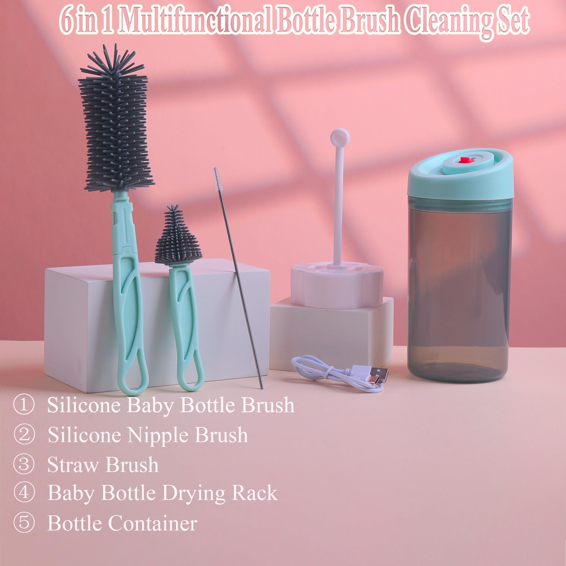 Camelcell nipple brush for thorough nipple cleaning