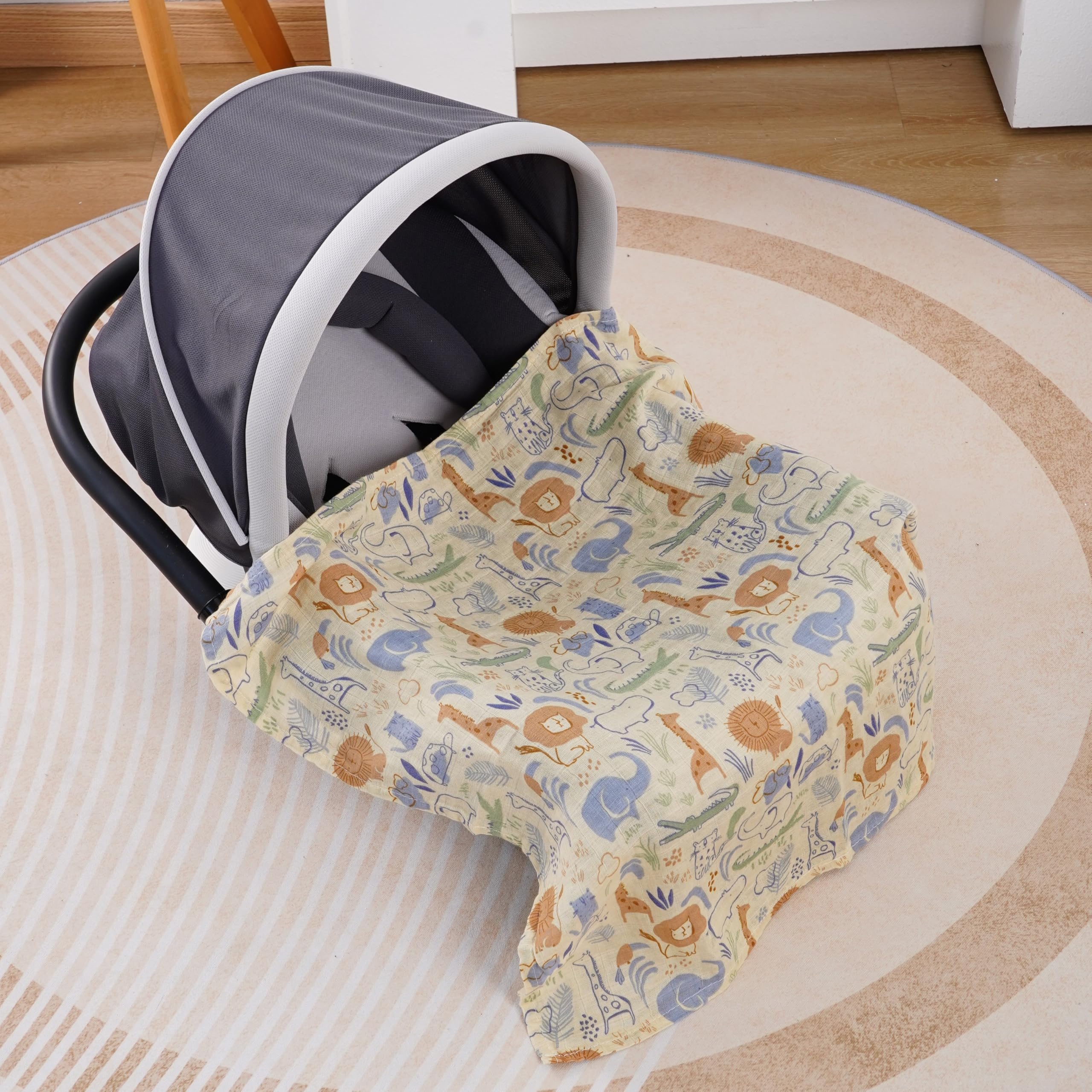 CAMI GROUP STORE mustard solid swaddle ideal for swaddling and naps