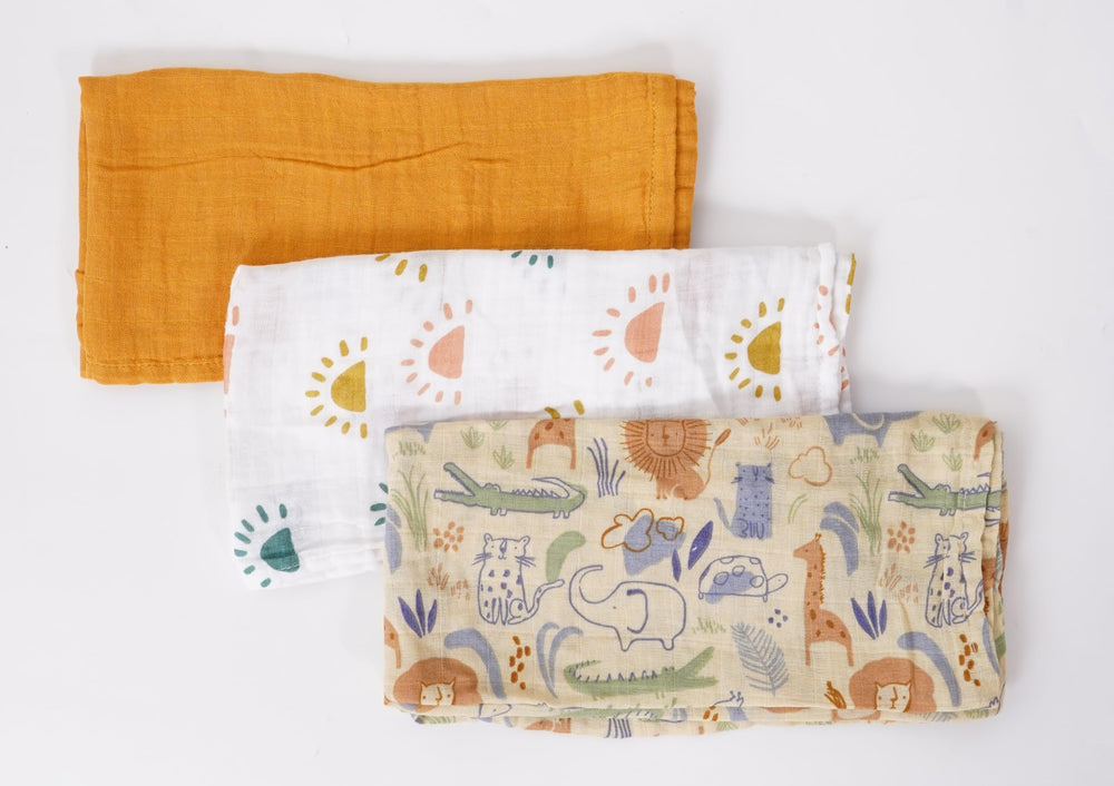 CAMI GROUP STORE 60 by 60 cm swaddle set ready for nursery use