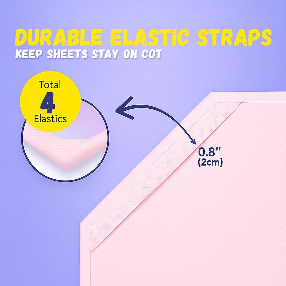 Camp County Beyond wrinkle-free cot sheet ideal for daycare naps