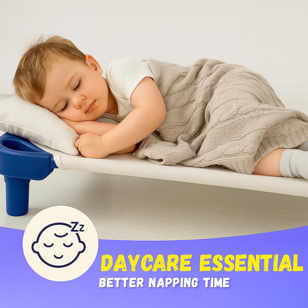 Camp County Beyond sheets suited for daycare, preschool, and home cot setups