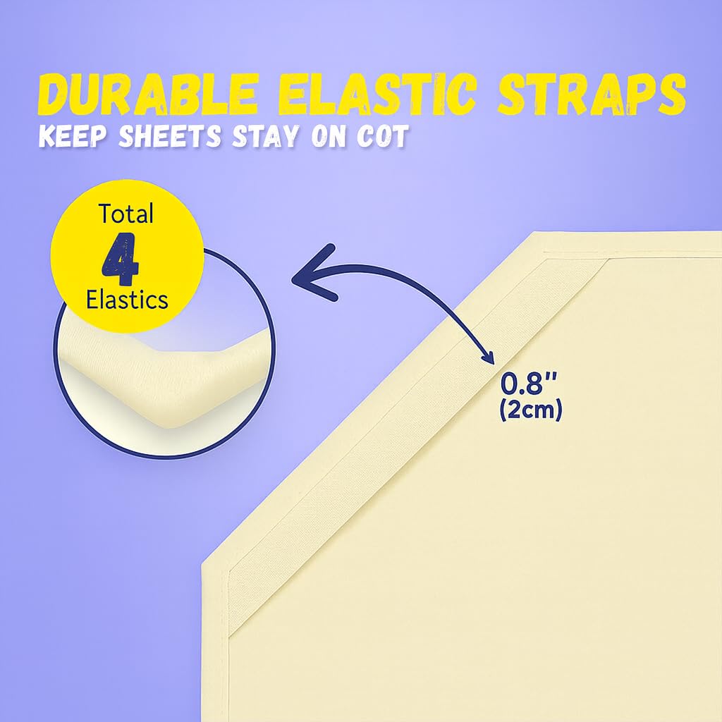 Camp County Beyond durable machine washable cot sheet stays soft after every wash