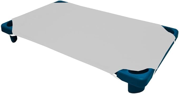 Camp County Beyond fitted cot sheet 22x40 folded, highlighting compact design