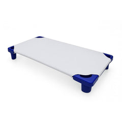 Camp County Beyond fitted cot sheet in soft microfiber for cozy daycare naps.