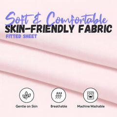 Camp County Beyond cot sheet with reinforced elastic loops for secure fit