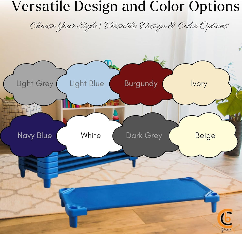 Secure-fit design ensures comfort during nap time with Camp County Beyond sheets.