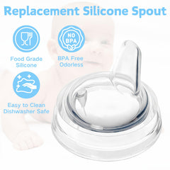 CAMTOVGCA Sippy Spout compatible with Natural Trainer cups for independent sipping.