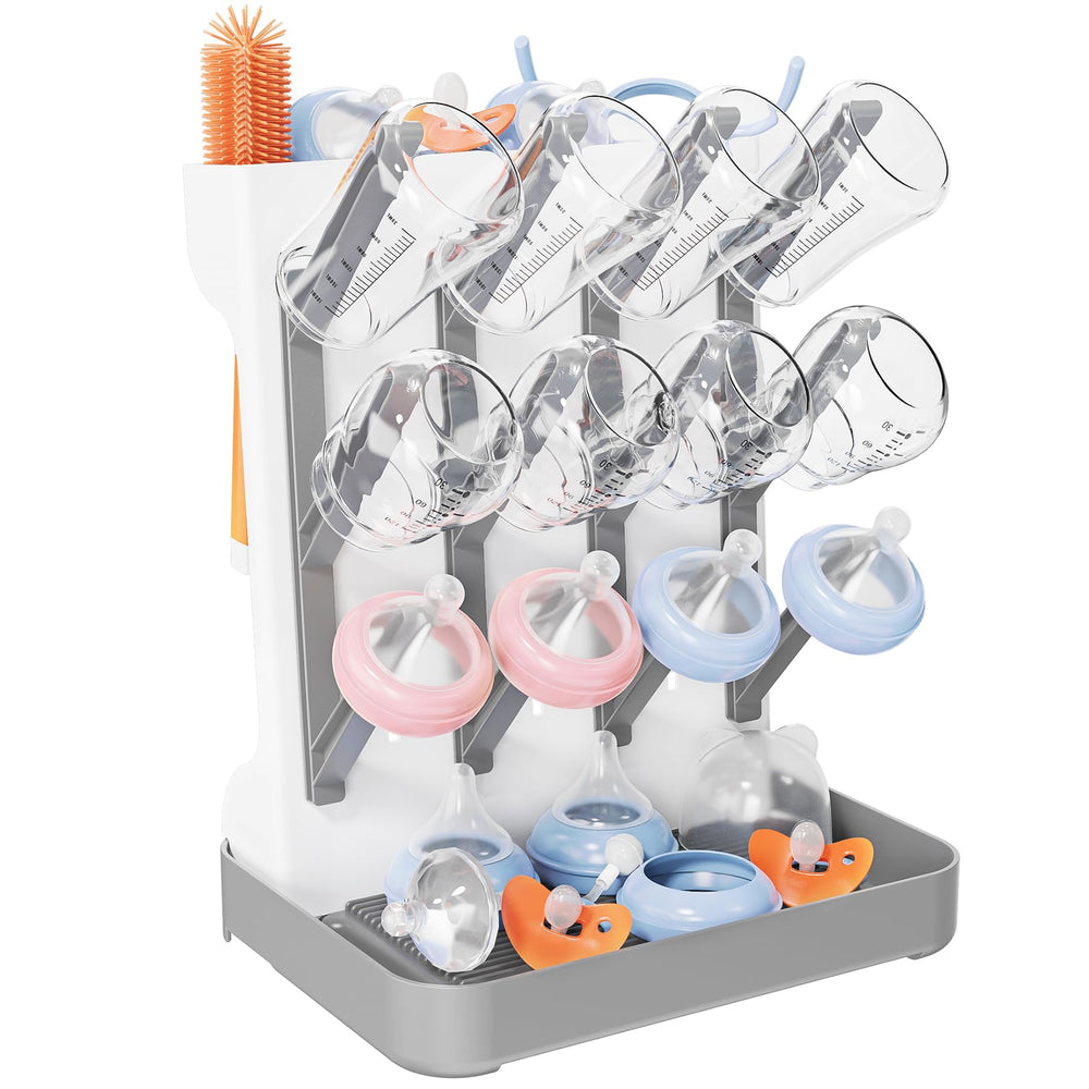 CandyHome vertical bottle drying rack keeps countertops organized and space-efficient.