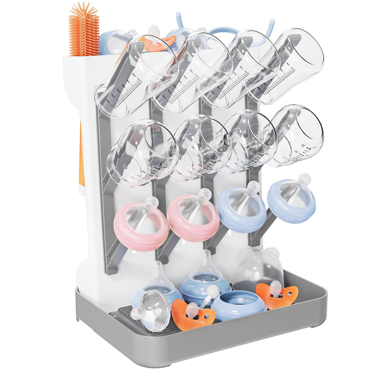 CandyHome vertical bottle drying rack keeps countertops organized and space-efficient.