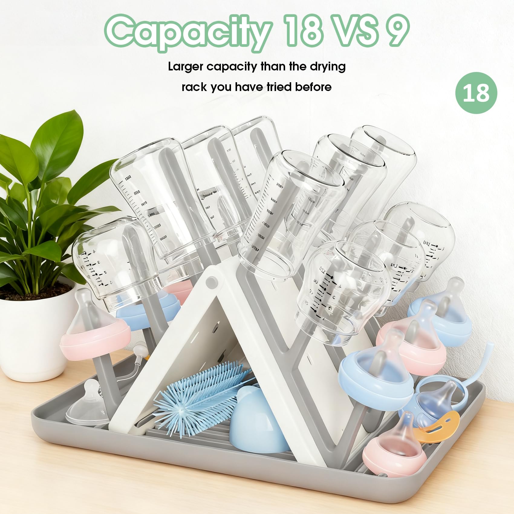 Tool-free assembly with six detachable hooks for CandyHome rack