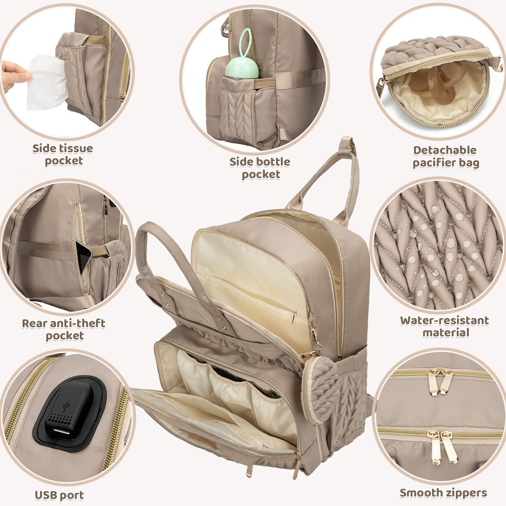 CandyHome waterproof nylon fabric protects essentials in rain