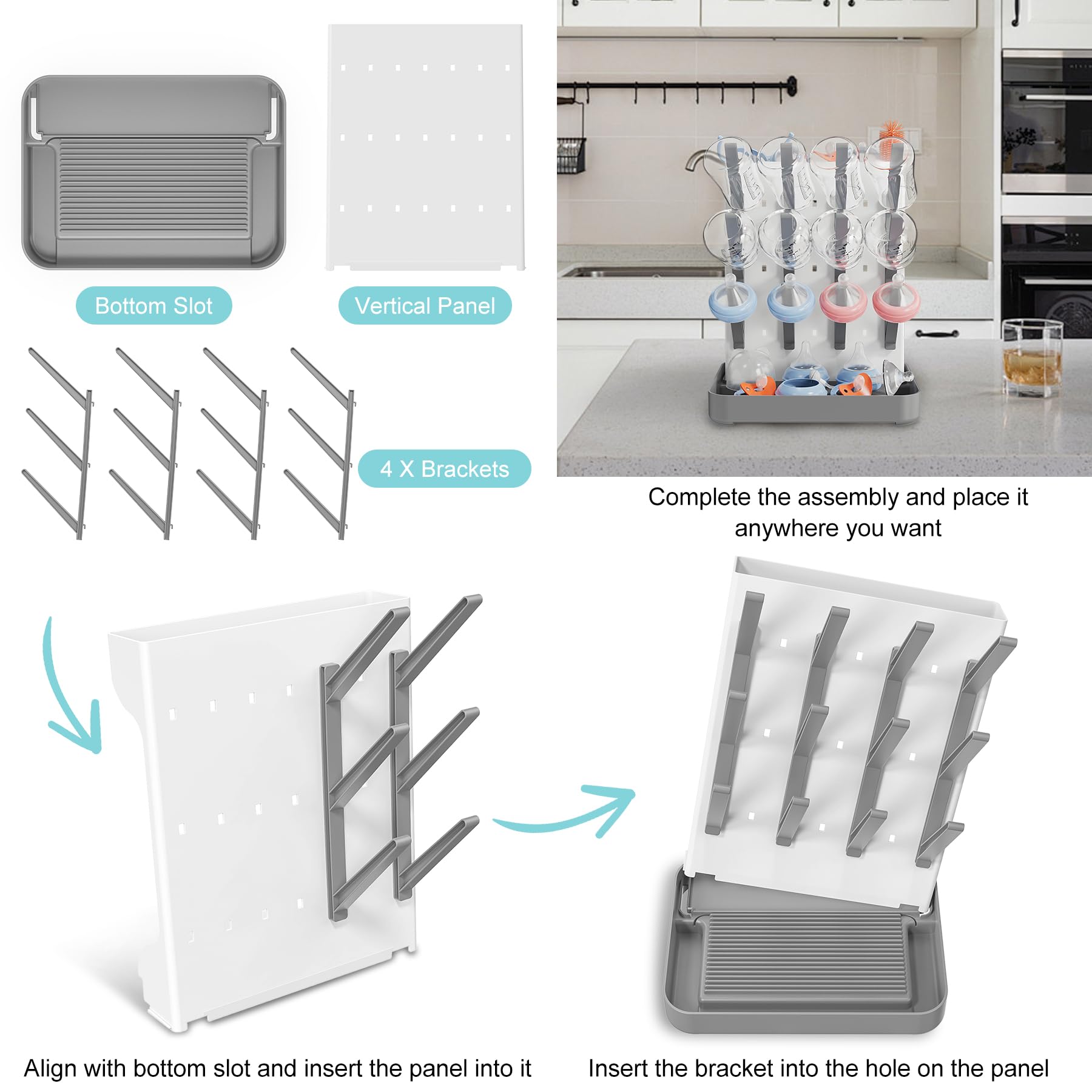 CandyHome easy-clean slot design channels water for quick maintenance.