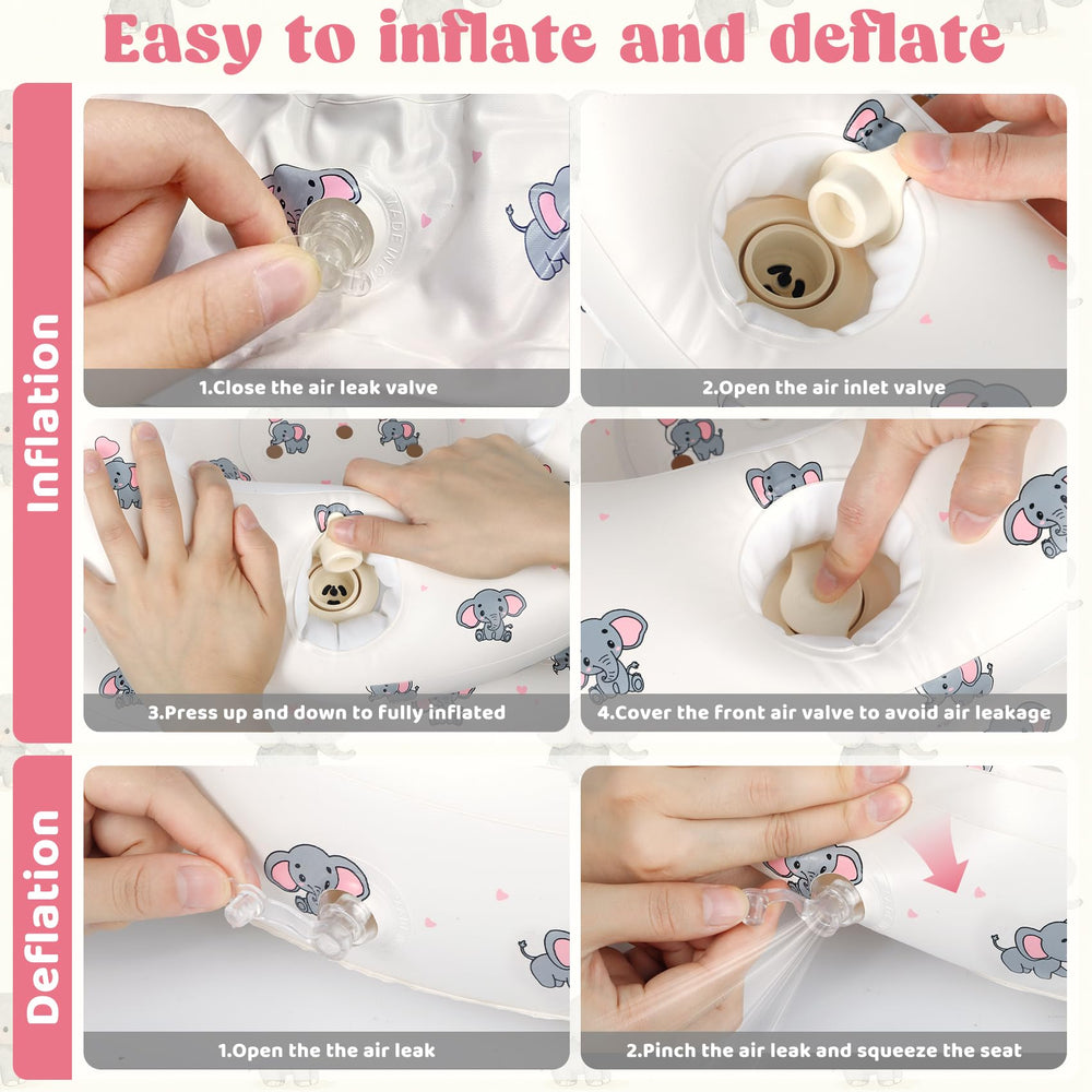 CandyHome Elephant non-slip base keeps baby stable on any surface