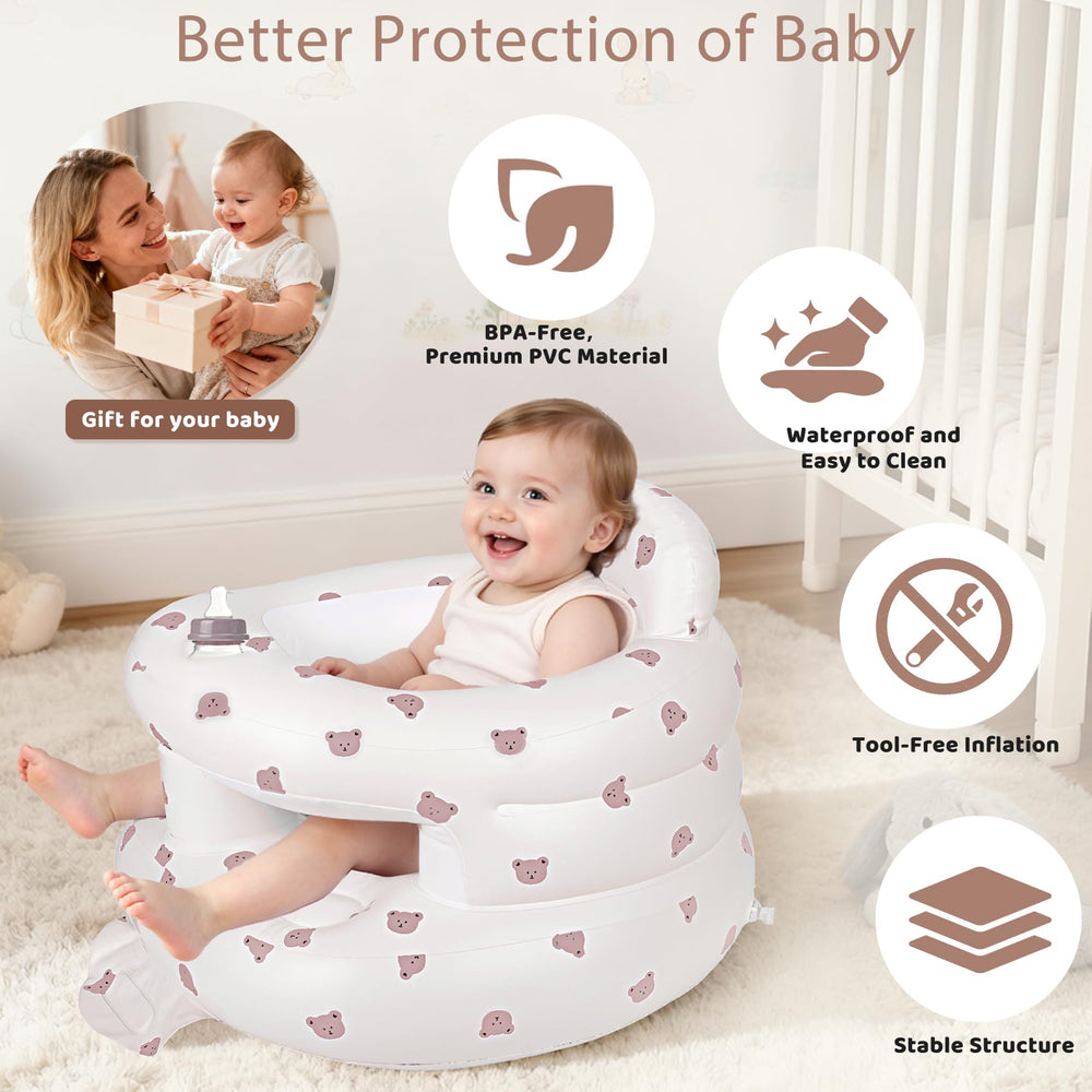 CandyHome Bear seat base with non-slip design for stability