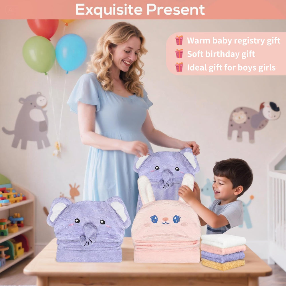 CandyHome neutral colors suit boys and girls for everyday baths.