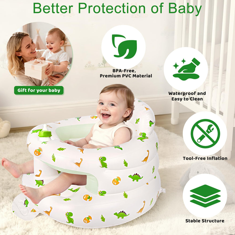 CandyHome seat with non-slip wide base stays steady on surfaces