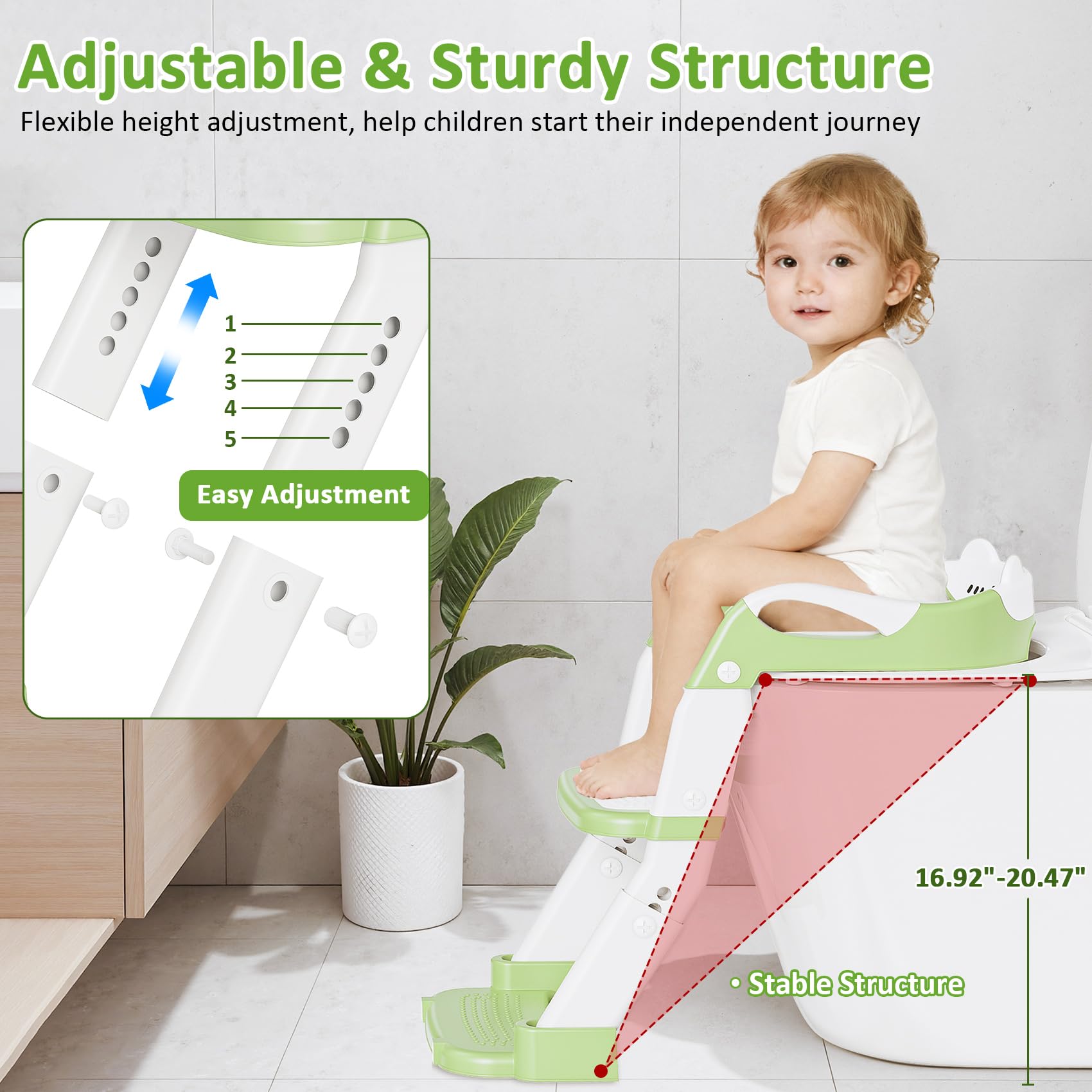CandyHome splash guard extension reduces splash and mess around toilet.
