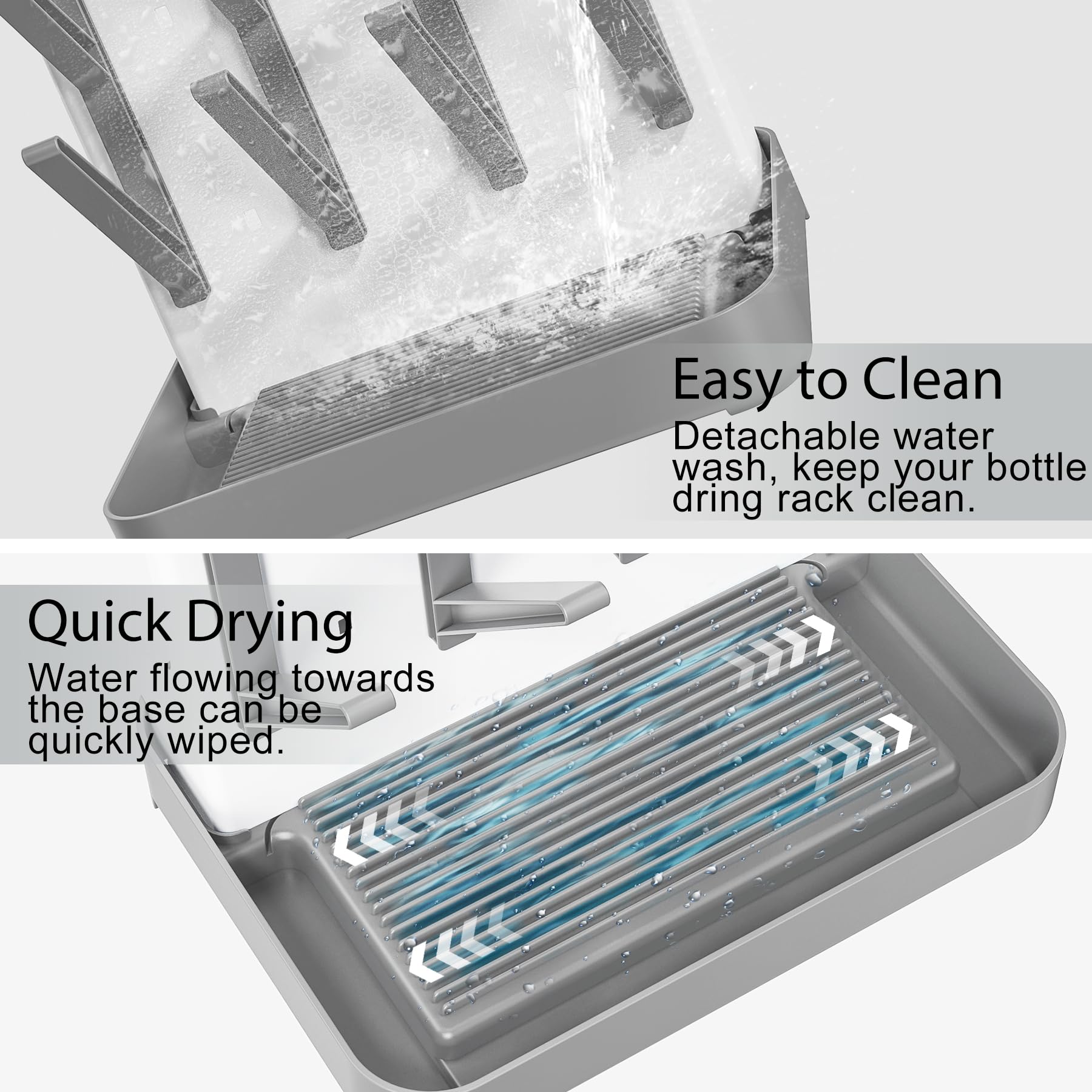 CandyHome top area provides space for drying brushes and small accessories.