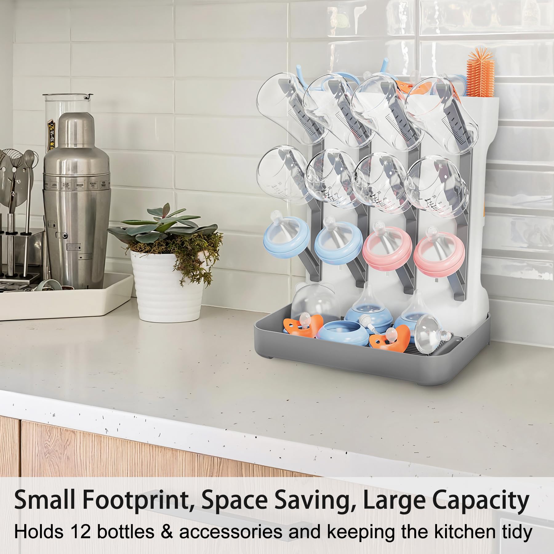 CandyHome backplate ventilation speeds air circulation during drying.