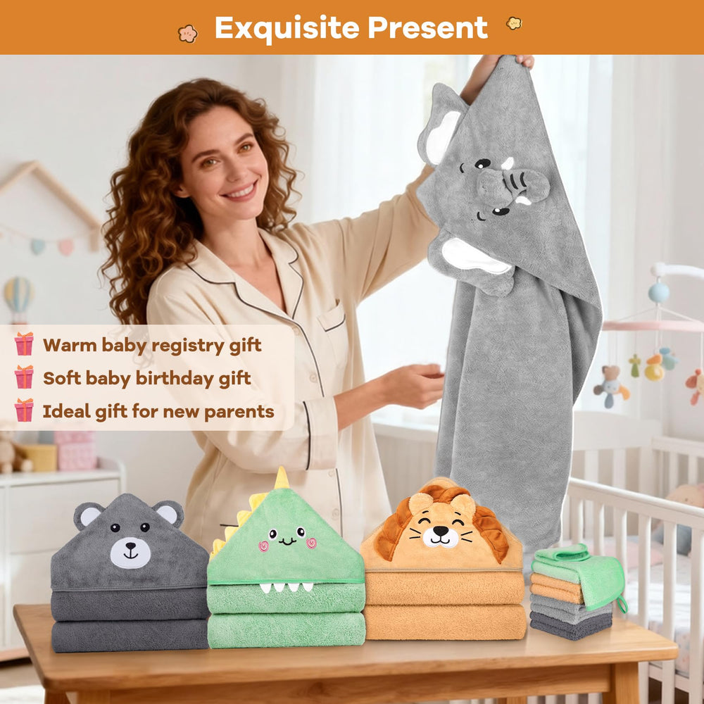CandyHome washcloth set soft close-up for gentle cleansing