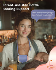 Canela Cane comfort feeding support keeps you relaxed while guiding bottle feeding.