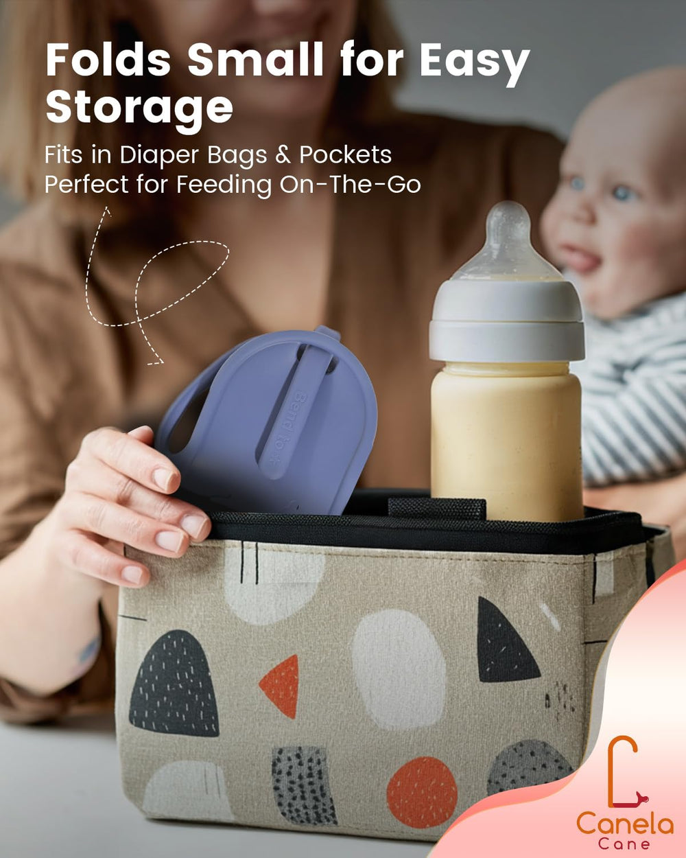 Canela Cane stable bottle positioning supports guided feeding with ease.