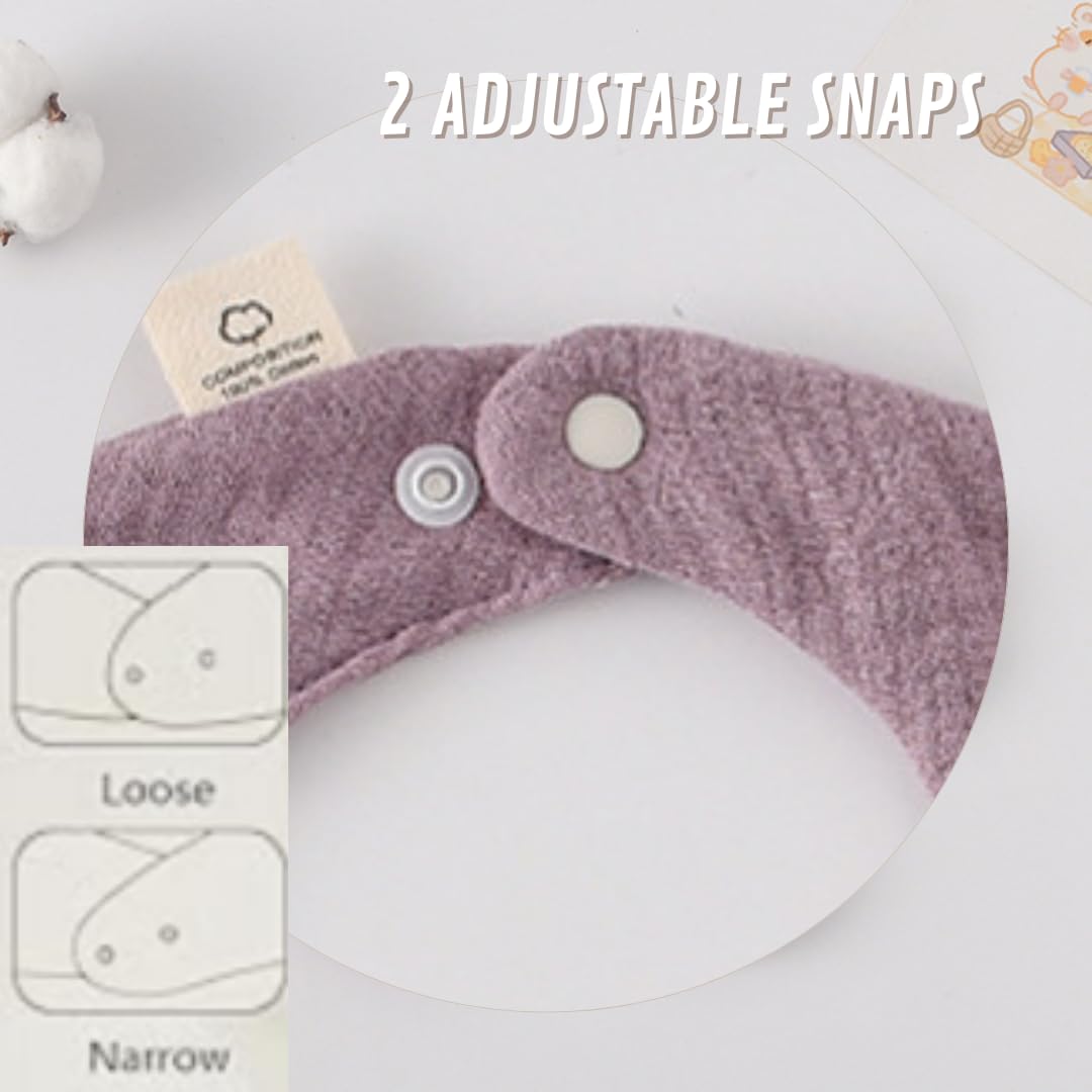 Cute patterns on Canjolie bibs coordinate with outfits.