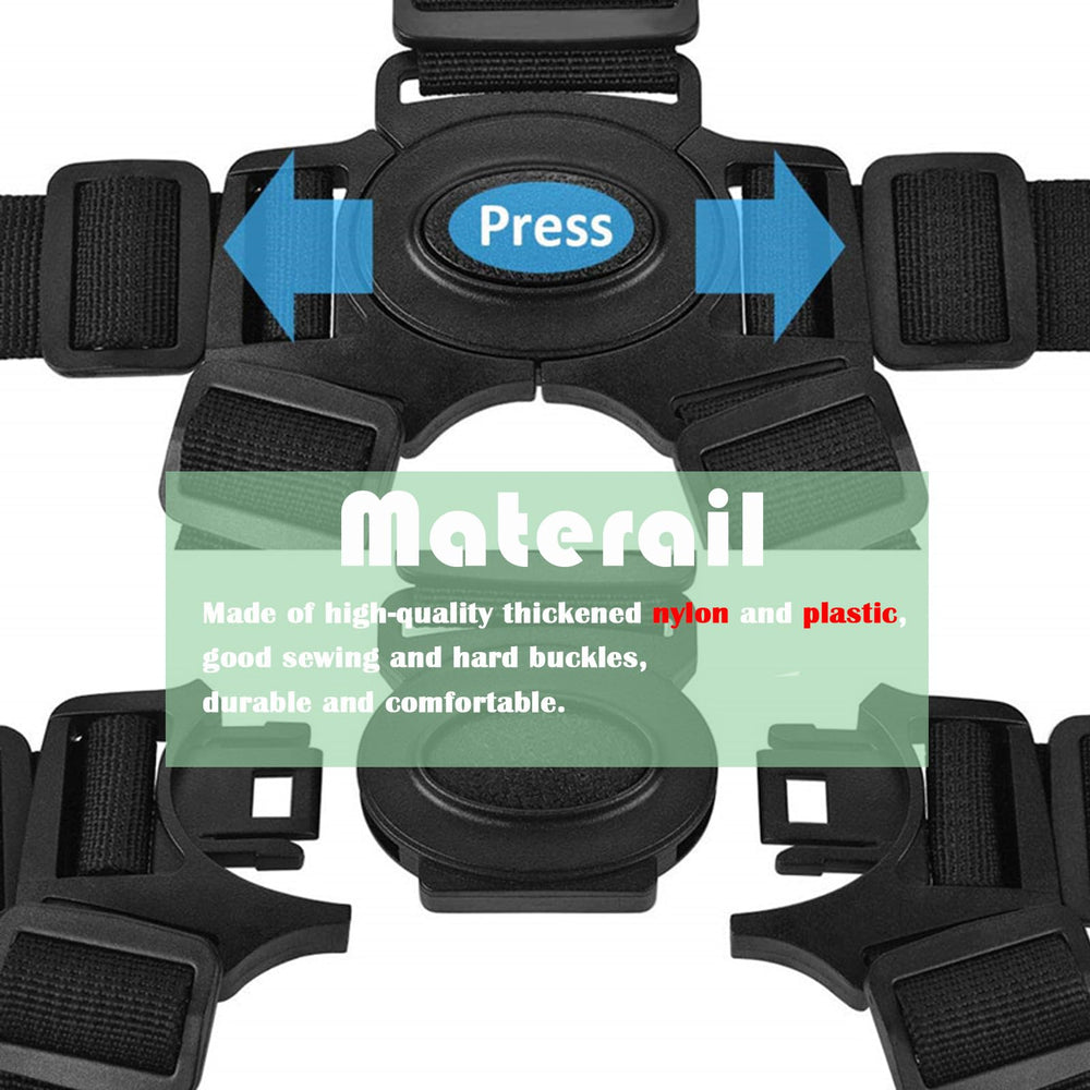 CaoXiong 5-point harness durable nylon with skin-friendly comfort