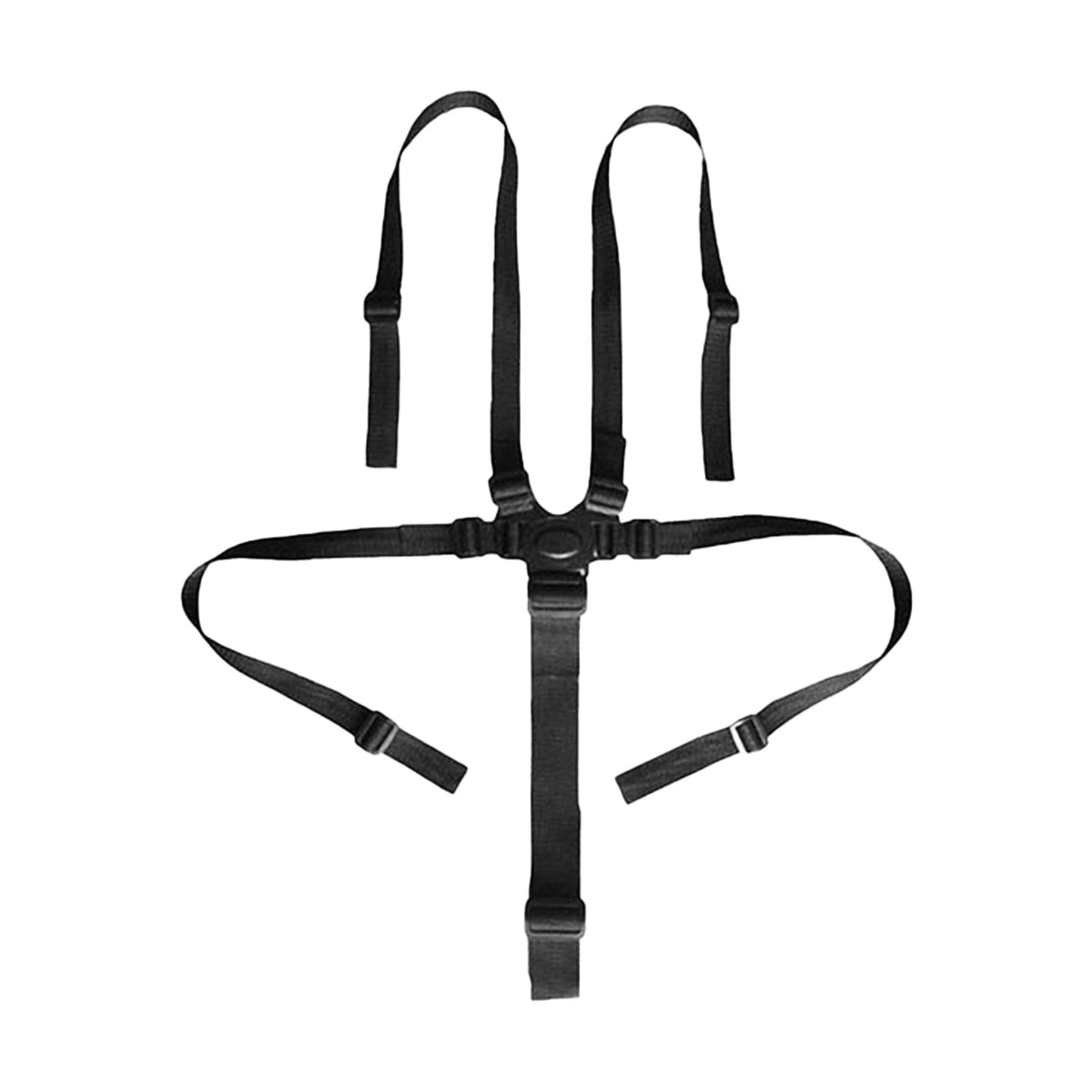 CaoXiong 5-point harness front view for secure seating and quick adjustments