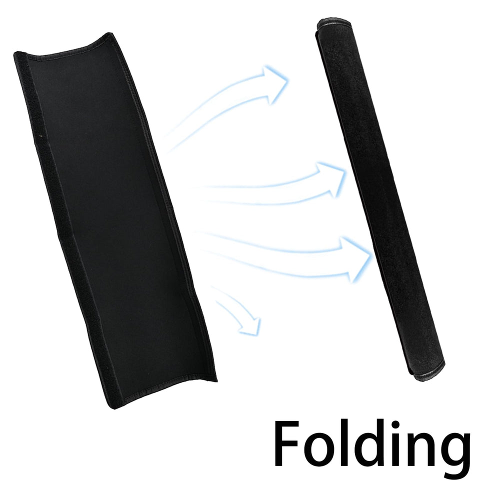 CaoXiong armrest handle cover installation demonstrated on a pushchair handle, easy setup.