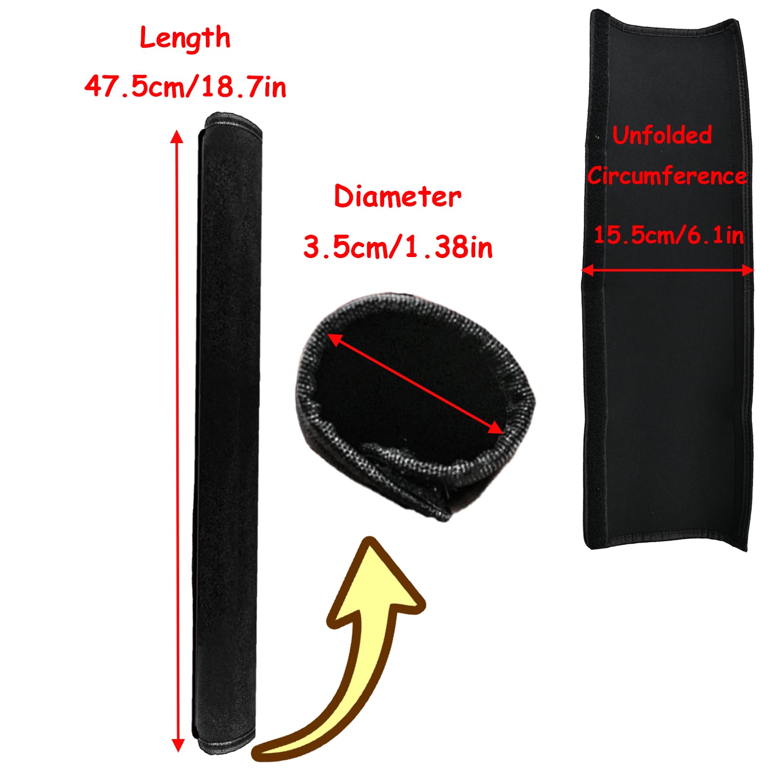 CaoXiong handle sleeve in black provides dust protection and quick wipe maintenance