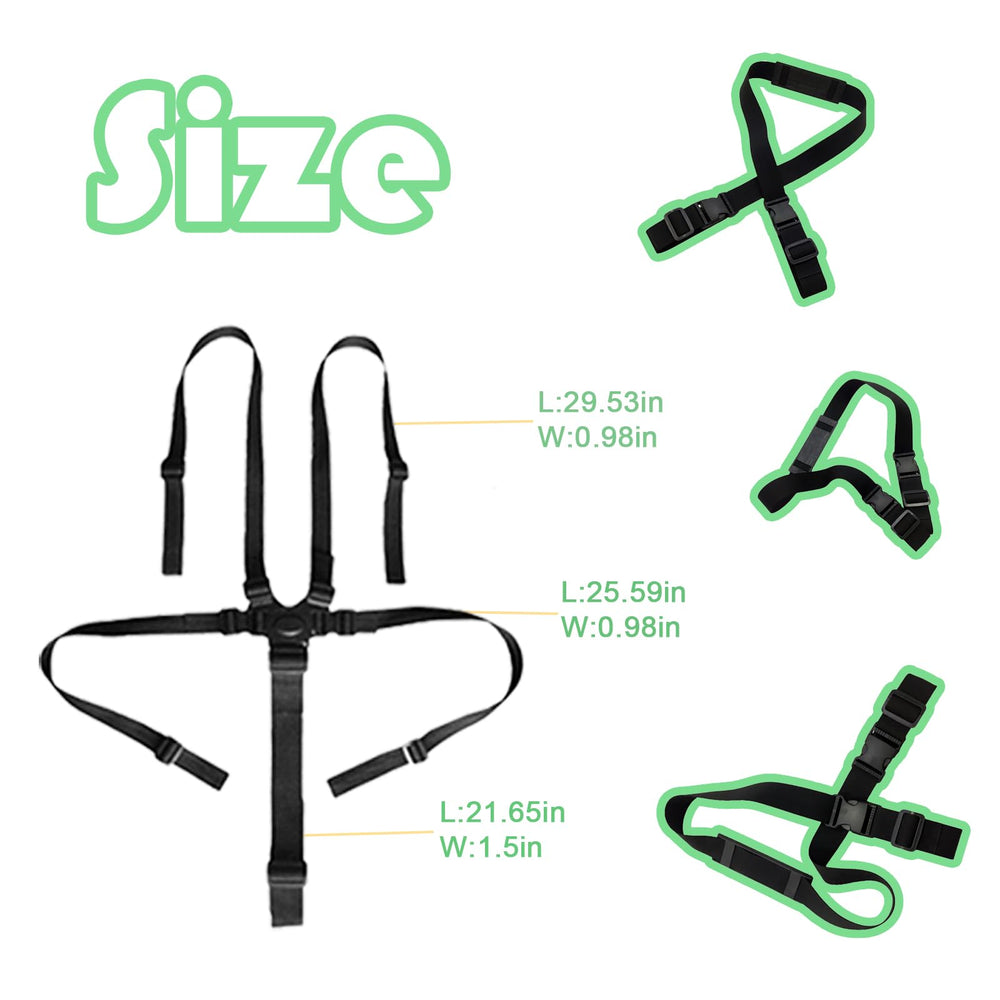 CaoXiong high chair strap with secure buckle for safe, easy use