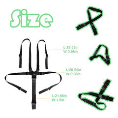 CaoXiong high chair strap with secure buckle for safe, easy use