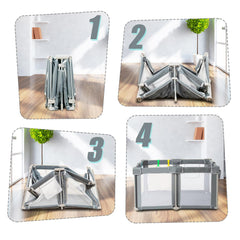CAPAKIDS breathable mesh walls allow airflow and easy supervision.