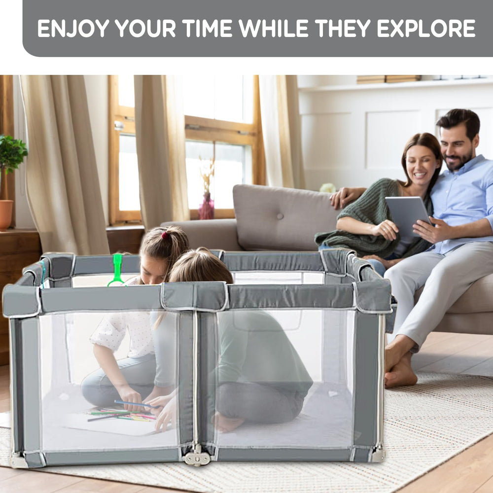 CAPAKIDS secure gate closure enables safe entry and exit.