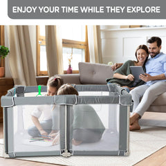 CAPAKIDS secure gate closure enables safe entry and exit.
