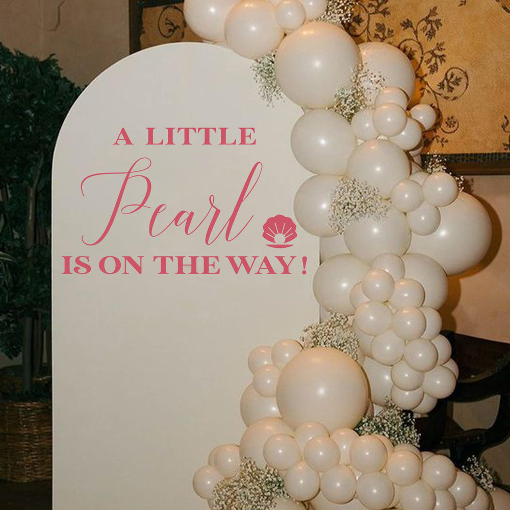 Capiont A Little Pearl mermaid ocean theme backdrop for sea-inspired celebration