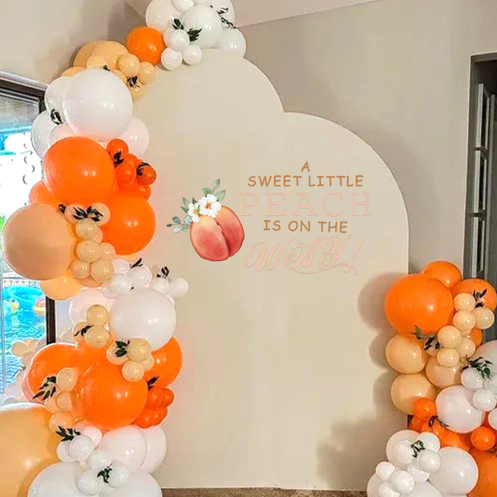 Capiont birthday party decor peach accents bring playful energy to celebrations