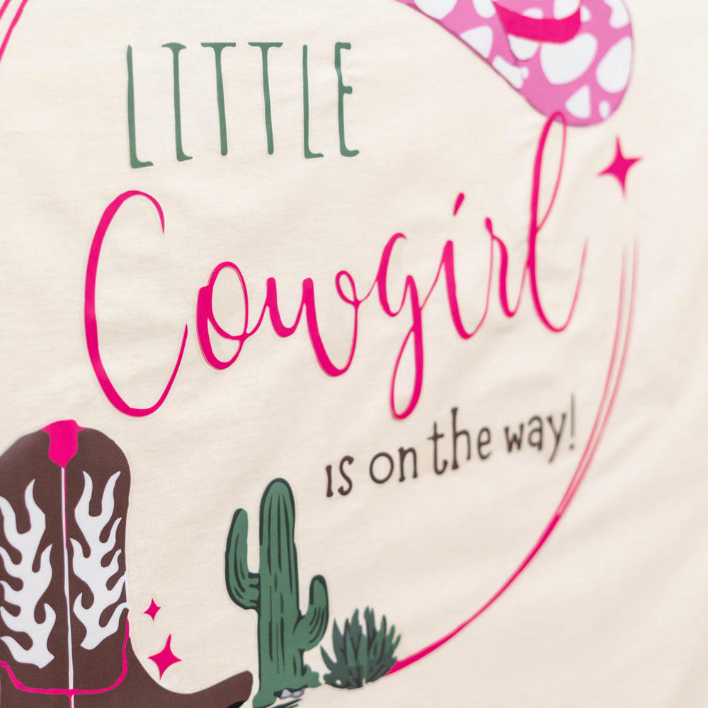 Capiont pink wild west decal brightens party spaces and photo moments